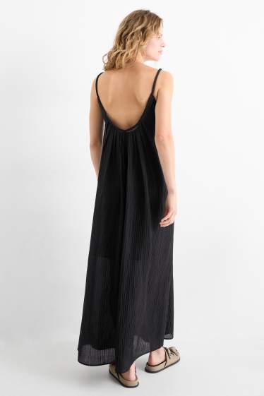 Femei - Rochie în A - negru