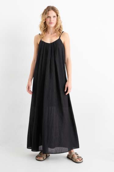 Femei - Rochie în A - negru