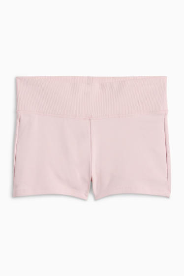 Women - Sweat shorts - rose