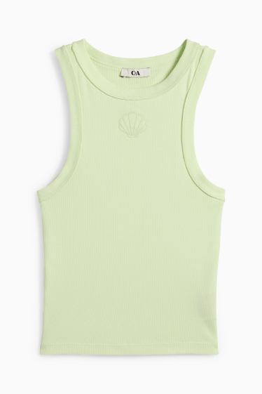 Femei - Top - reiat - verde mentă