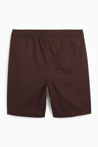Men - Shorts - dark brown
