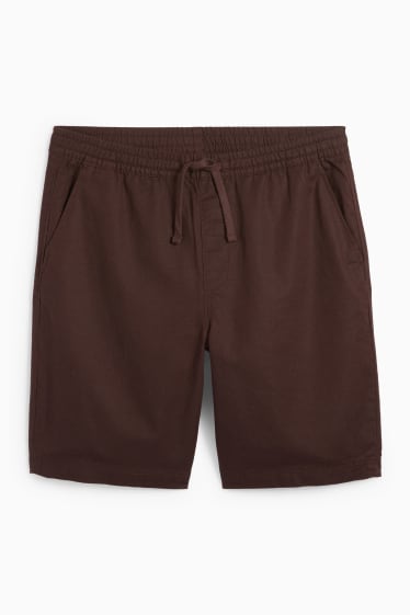 Men - Shorts - dark brown