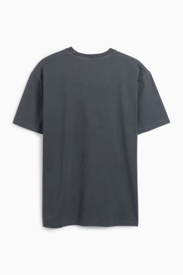 Men - T-shirt - oversized - AC/DC - gray