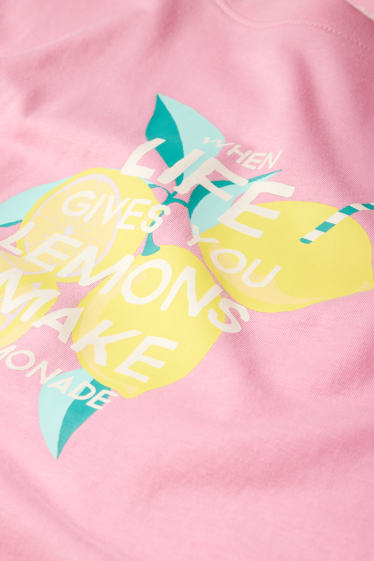 Women - Short pyjamas - rose