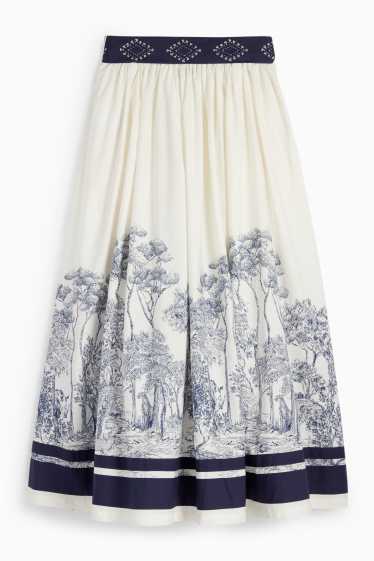 Donna - Rangsutra x C&A - gonna - blu scuro / bianco crema