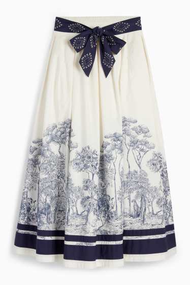 Donna - Rangsutra x C&A - gonna - blu scuro / bianco crema