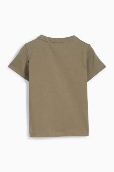 Baby Jungen - Eiswagen - Baby-Kurzarmshirt - grün