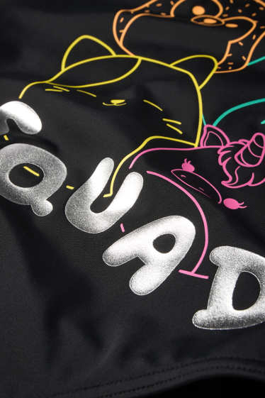 Kinder Mädchen - Squishmallows - Badeanzug - LYCRA® XTRA LIFE™ - schwarz