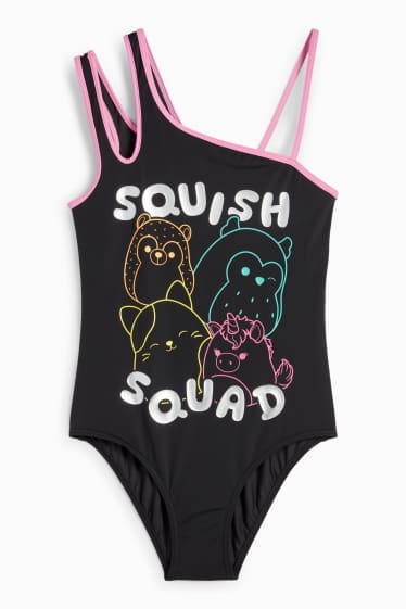 Kinder Mädchen - Squishmallows - Badeanzug - LYCRA® XTRA LIFE™ - schwarz