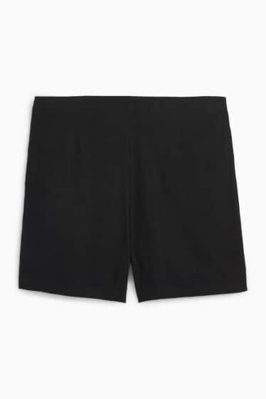 Dames - Skort met linnengehalte - zwart