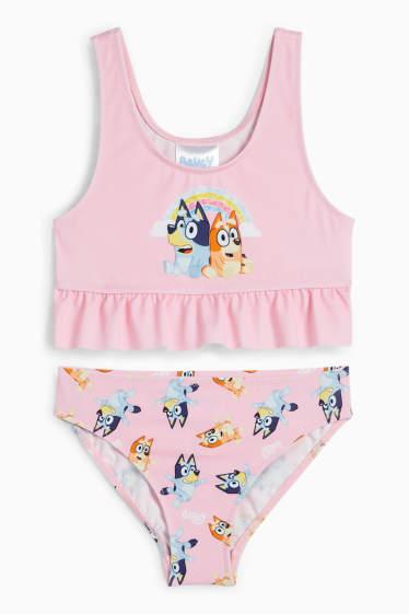 Kinderen: meisjes - Bluey - bikini - LYCRA® XTRA LIFE™ - 2-delig - roze