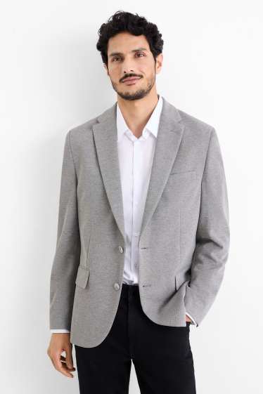 Heren - Colbert uit het combi-systeem - slim fit - grijs