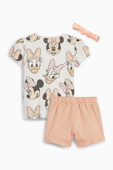 Miminka - dívky - Disney - outfit pro miminka - 3dílný - růžová