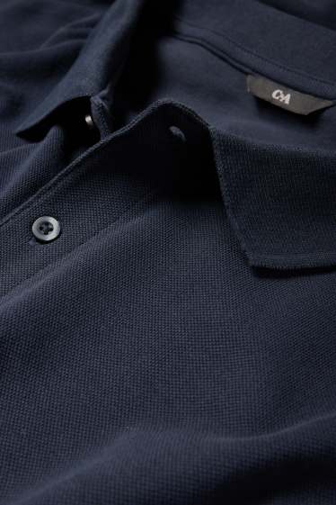 Heren - Poloshirt - donkerblauw