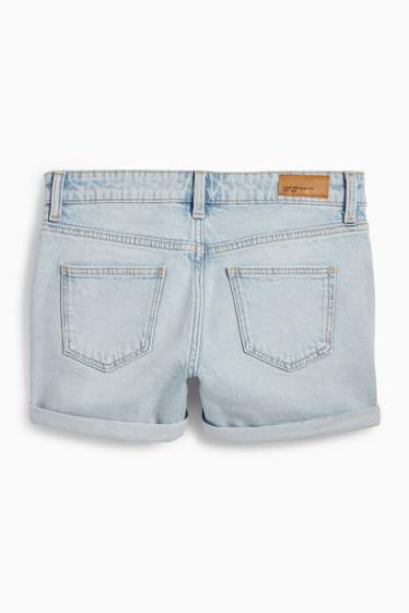 Kinder Mädchen - Jeans-Shorts - helljeansblau