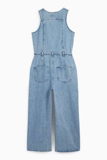 Damen - Jeans-Jumpsuit - helljeansblau