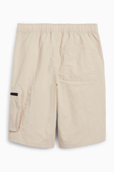 Kinder Jungen - Cargoshorts - hellbeige