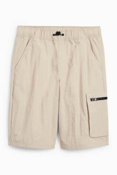 Kinder Jungen - Cargoshorts - hellbeige