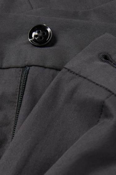Men - Mix & match suit trousers - regular fit - dark gray