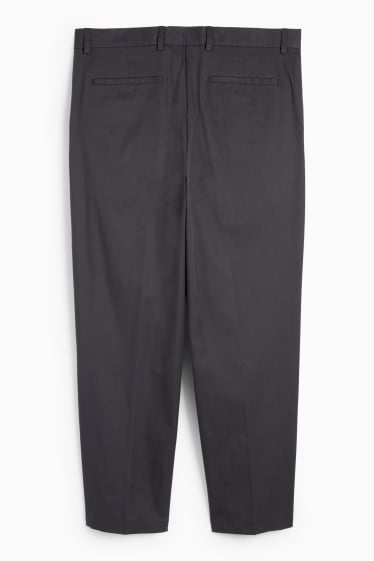 Men - Mix & match suit trousers - regular fit - dark gray