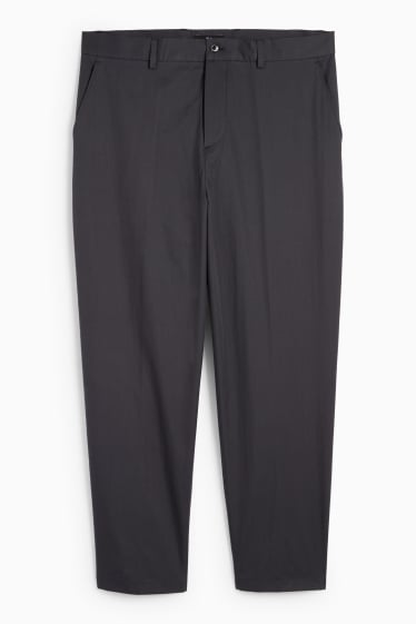 Men - Mix & match suit trousers - regular fit - dark gray