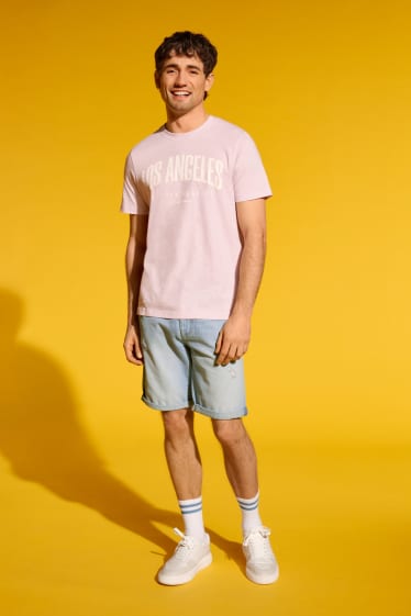 Herren - T-Shirt - Regular Fit - hellviolett