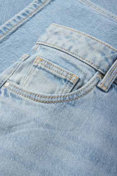 Kinderen: meisjes - Wide leg jeans - jeanslichtblauw