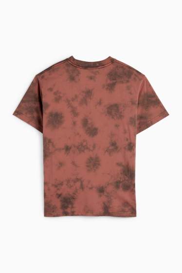 Kinder Jungen - Kurzarmshirt - gemustert - braun