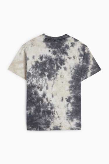 Kinder Jungen - Kurzarmshirt - gemustert - grau
