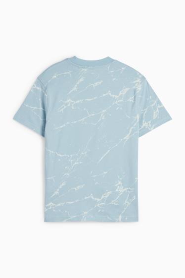 Niños: niños - Camiseta de manga corta - estampada - azul claro