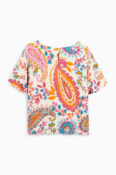 Damen - Bluse - gemustert - mintgrün