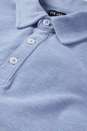 Kinder Buben - Poloshirt - blau