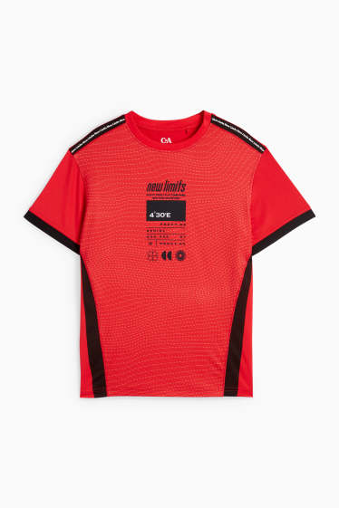 Kinderen: jongens - Sportshirt - rood
