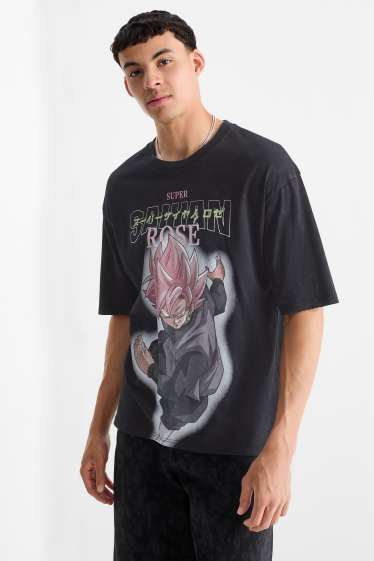 Uomo - T-shirt - oversize - Dragon Ball Z - nero