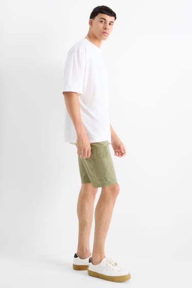 Heren - Cargoshort - lichtgroen