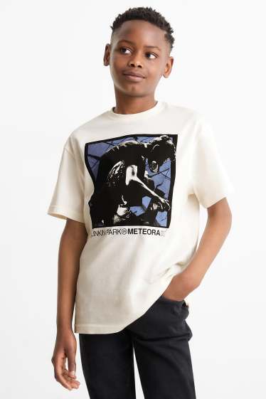 Bambini - Linkin Park - maglia a maniche corte - bianco crema
