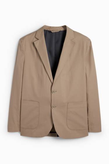 Heren - Colbert uit het combi-systeem - regular fit - taupe