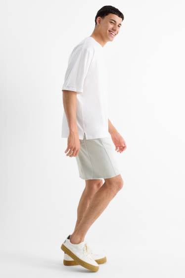 Hommes - Short en molleton - gris clair