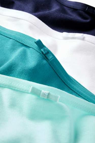 Dames - Set van 4 - hipster - turquoise