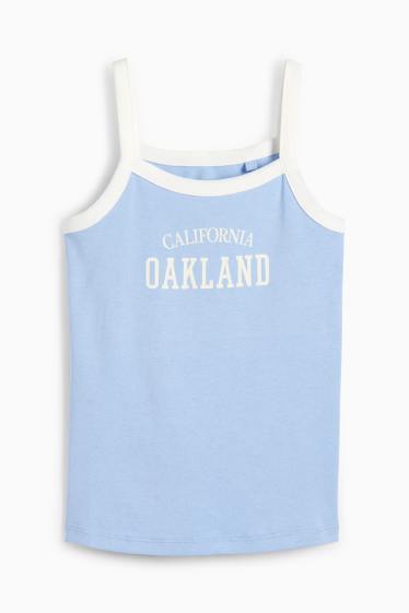 Bambine - Top - Oakland - azzurro