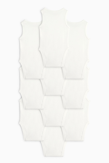 Unisex - Multipack 10 ks - body pro miminka - krémově bílá