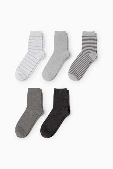 Dona - Paquet de 5 - mitjons - gris clar