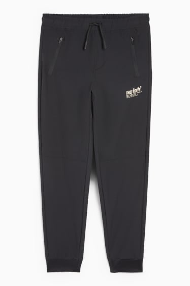 Kinder Jungen - Jogginghose - schwarz