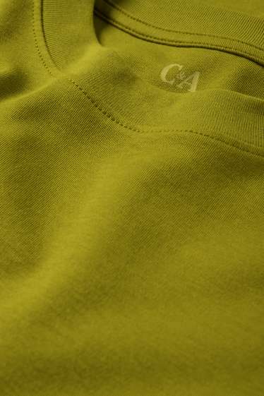 Damen - Basic-T-Shirt - Slim Fit - grün