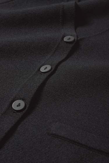 Damen - Strick-Weste - schwarz