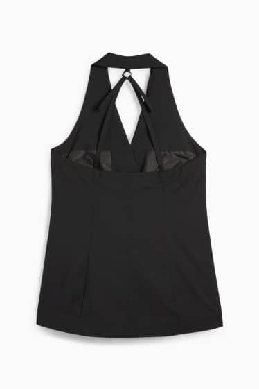 Femmes - Gilet sans manches de bureau - tailored fit - noir