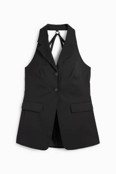 Femmes - Gilet sans manches de bureau - tailored fit - noir