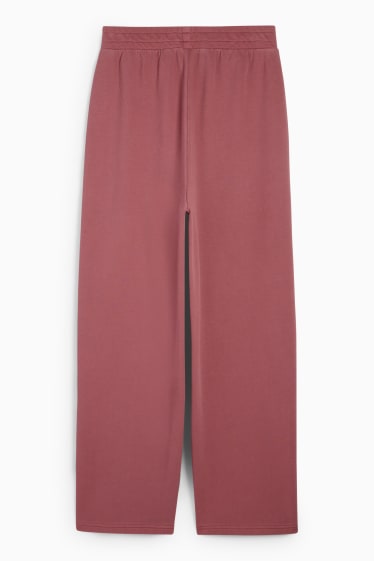 Damen - Basic-Jogginghose - dunkelrosa