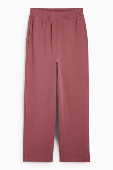 Damen - Basic-Jogginghose - dunkelrosa