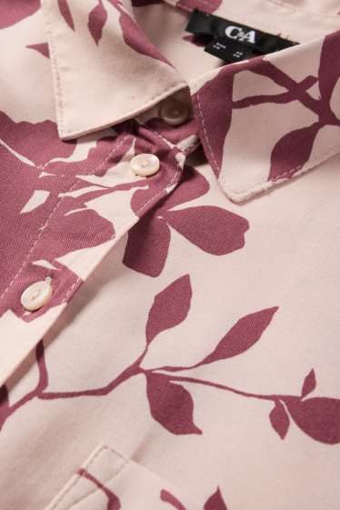 Women - Blouse - floral - rose